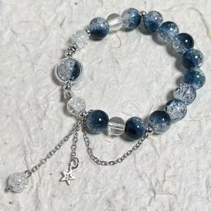 Women’s Moonlight Opal Crystal Charm Bracelet