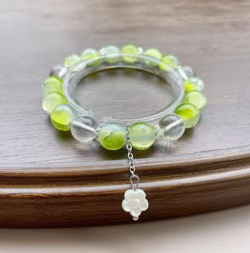 Women’s Moonlight Opal Crystal Charm Bracelet