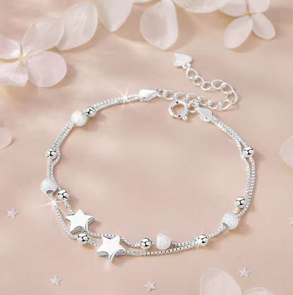 Women’s Moonlight Opal Crystal Charm Bracelet