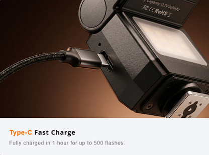 Pocket Rechargeable Camera Flash