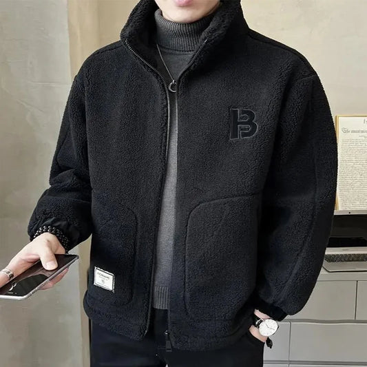 Men’s Ultra-Soft Faux Fleece Winter Jacket