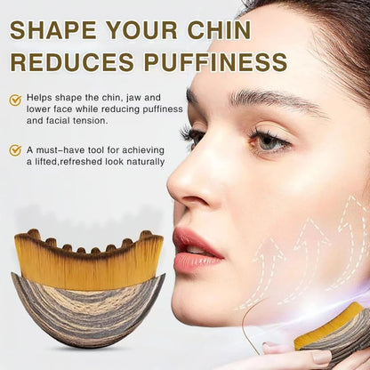 Ergonomic Face Sculpting Massage Brush