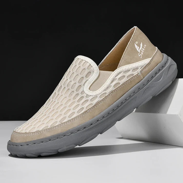 Men's Air Mesh Slip On Trainers
