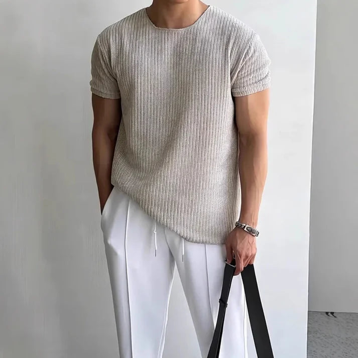 Men’s Lightweight Textured Knit Tee