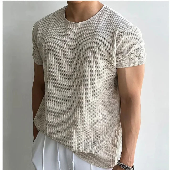 Men’s Lightweight Textured Knit Tee