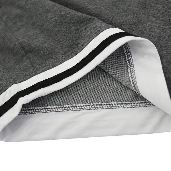 Men’s Contrast-Trim T-Shirt and Shorts Set