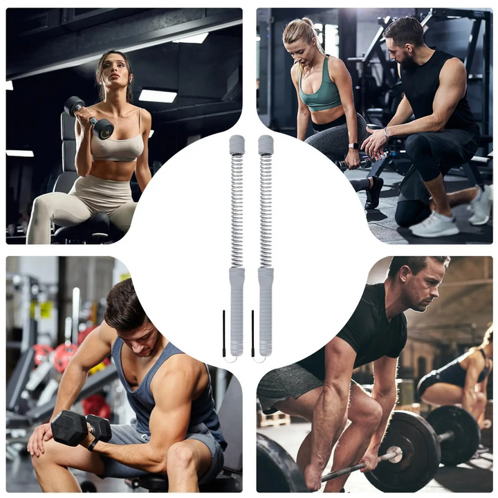 Adjustable Spring Body Workout Fitness Bar Trainer (1+1 Free)