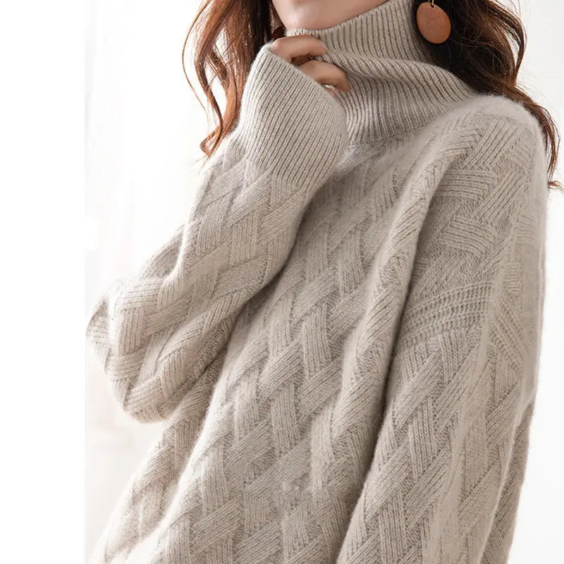 Chic Winter Cashmere-Like Sweater