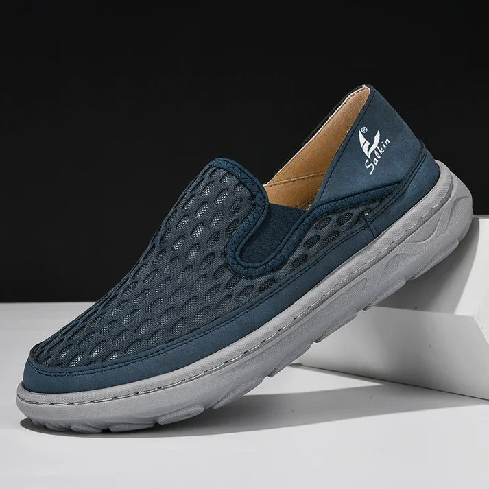 Men's Air Mesh Slip On Trainers