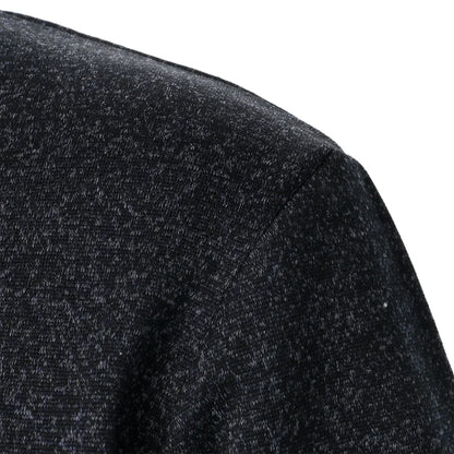 Modern Knit Button-Collar Sweater