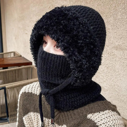 Women’s Fleece-Lined Thermal Knit 3-in-1 Hood