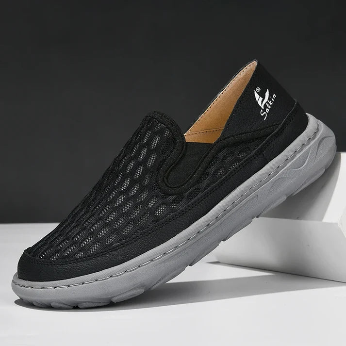 Men's Air Mesh Slip On Trainers