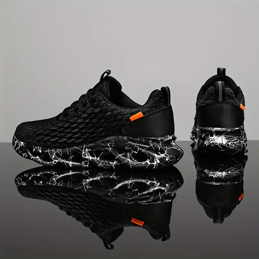 Men's All-Season Run Sneakers - Durable, Non-Slip & Breathable
