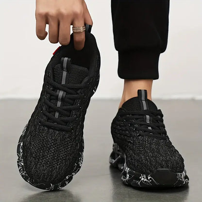Men's All-Season Run Sneakers - Durable, Non-Slip & Breathable