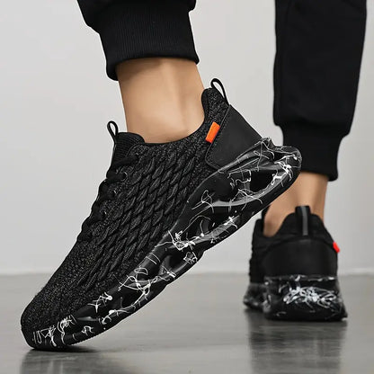Men's All-Season Run Sneakers - Durable, Non-Slip & Breathable