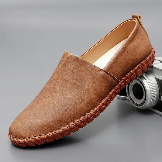 New Leather-Look Loafers