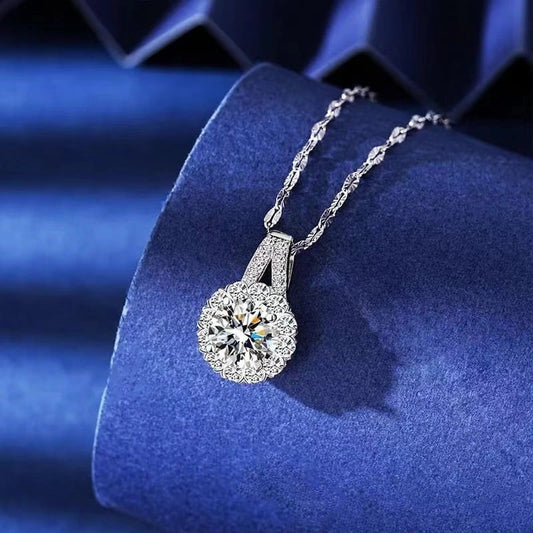 Women’s Sunflower Zircon Pendant Necklace