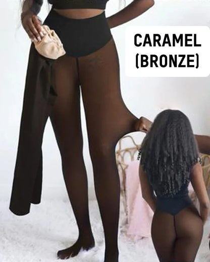 Women’s One-Seam High-Waist Fleece-Lined Shaping Leggings