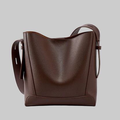 Women’s Soft-Leather Large Capacity Crossbody Shoulder Bag