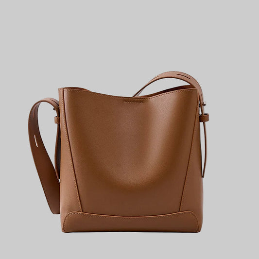 Women’s Soft-Leather Large Capacity Crossbody Shoulder Bag
