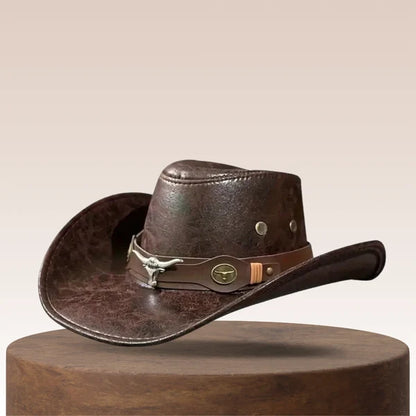 Men’s Western-Style Studded Cowboy Hat