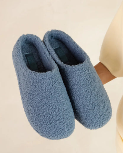 Cosy Sherpa Back Heel Slippers