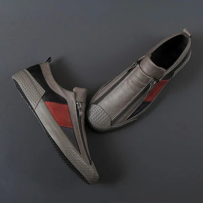 Claude Monet Leather Trainers