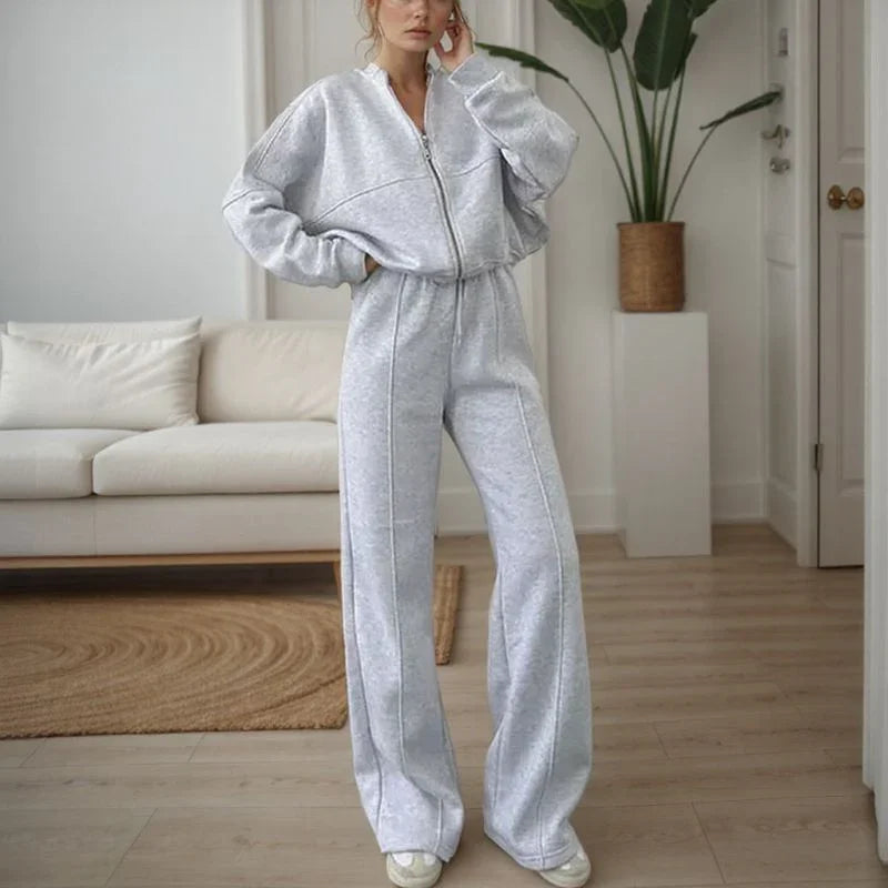 Women’s Minimalist Comfort Sweatshirt Set