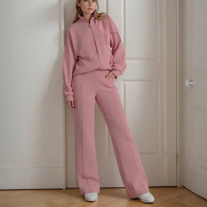 Women’s Minimalist Comfort Sweatshirt Set