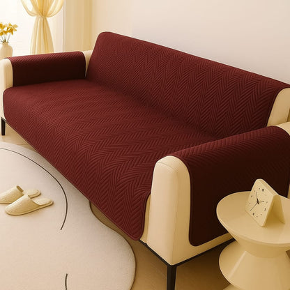 Ultrasonic Quilted Micro Cotton Sofa Protector Cover