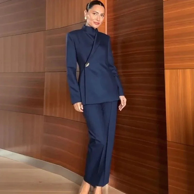 Women's Tailored Tunic and Trousers Set