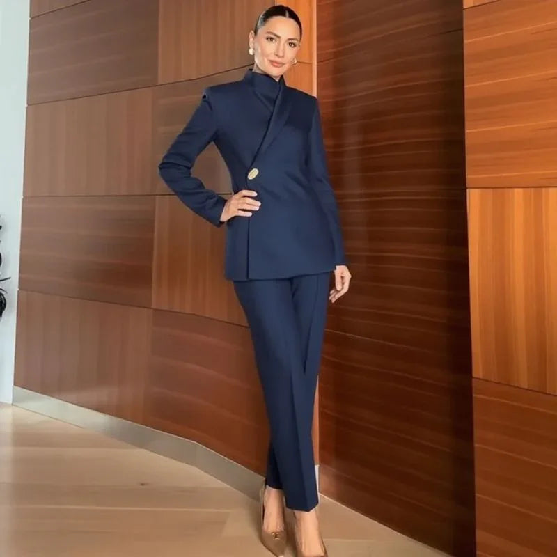 Women's Tailored Tunic and Trousers Set