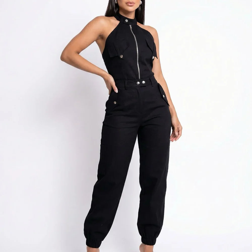 Women’s Tailored Cargo Jumpsuit