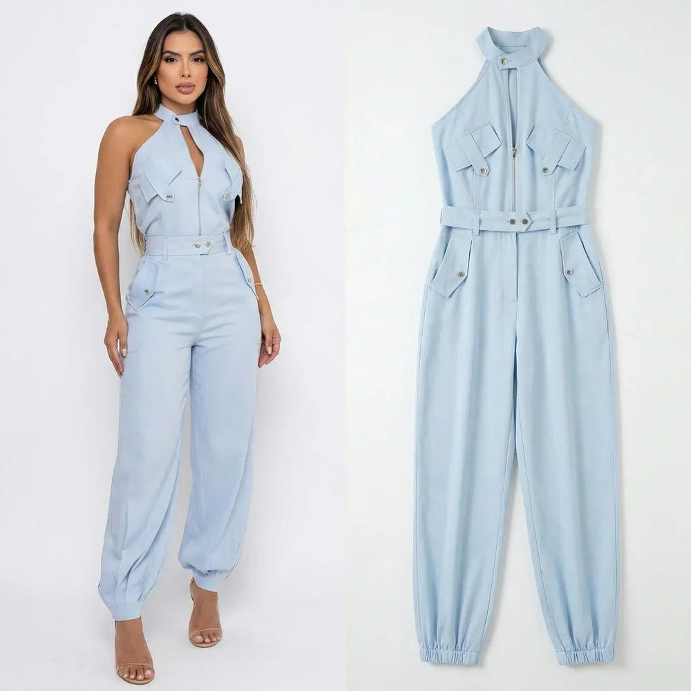 Women’s Tailored Cargo Jumpsuit