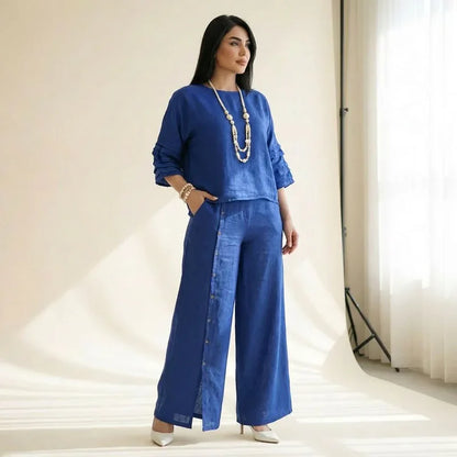 Women’s PureLoom Relaxed Cotton Linen Co-Ord Set