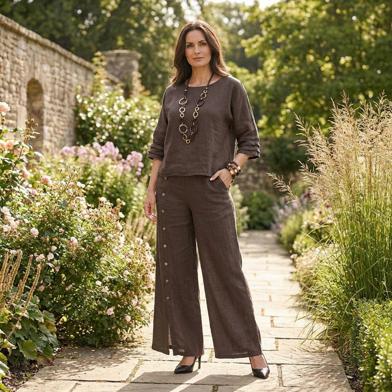 Women’s PureLoom Relaxed Cotton Linen Co-Ord Set