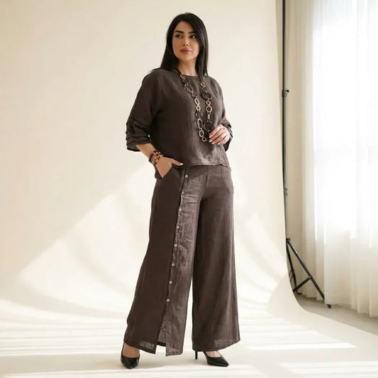 Women’s PureLoom Relaxed Cotton Linen Co-Ord Set