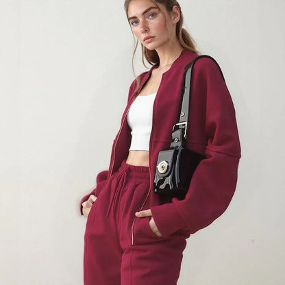 Women’s Minimalist Comfort Sweatshirt Set