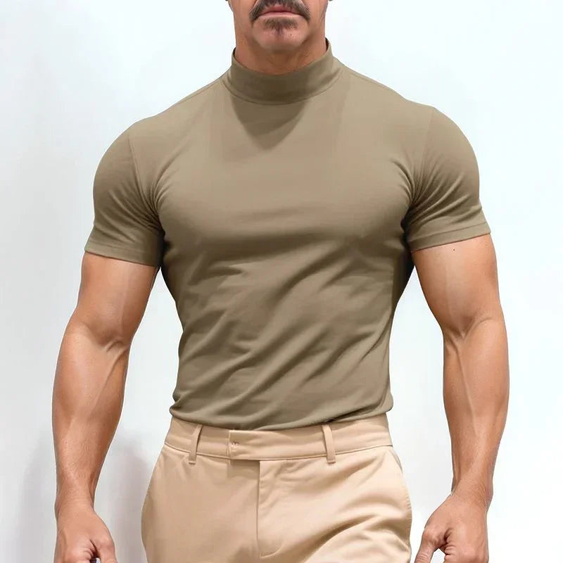 Men’s Clean High Neck T-Shirt