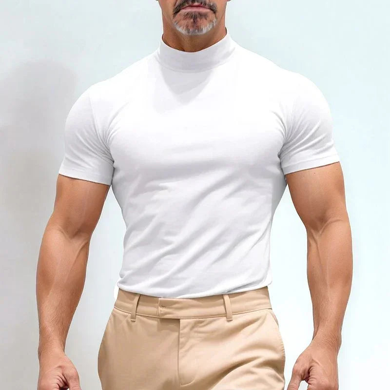 Men’s Clean High Neck T-Shirt