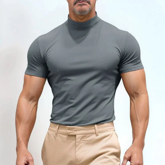 Men’s Clean High Neck T-Shirt