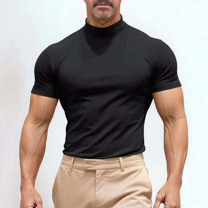 Men’s Clean High Neck T-Shirt