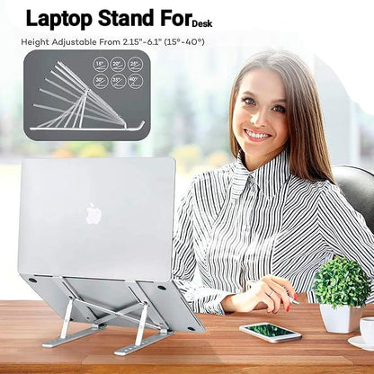 Foldable Aluminium Adjustable Laptop Stand