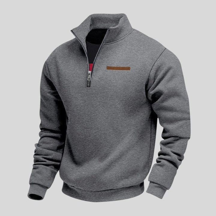 Men’s Casual Quarter Zip Sweatshirt