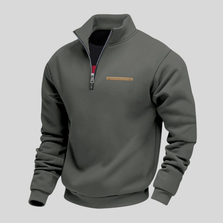 Men’s Casual Quarter Zip Sweatshirt