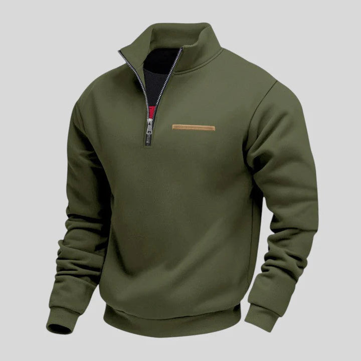 Men’s Casual Quarter Zip Sweatshirt