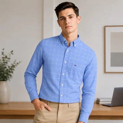 Men’s Checked Cotton Shirt