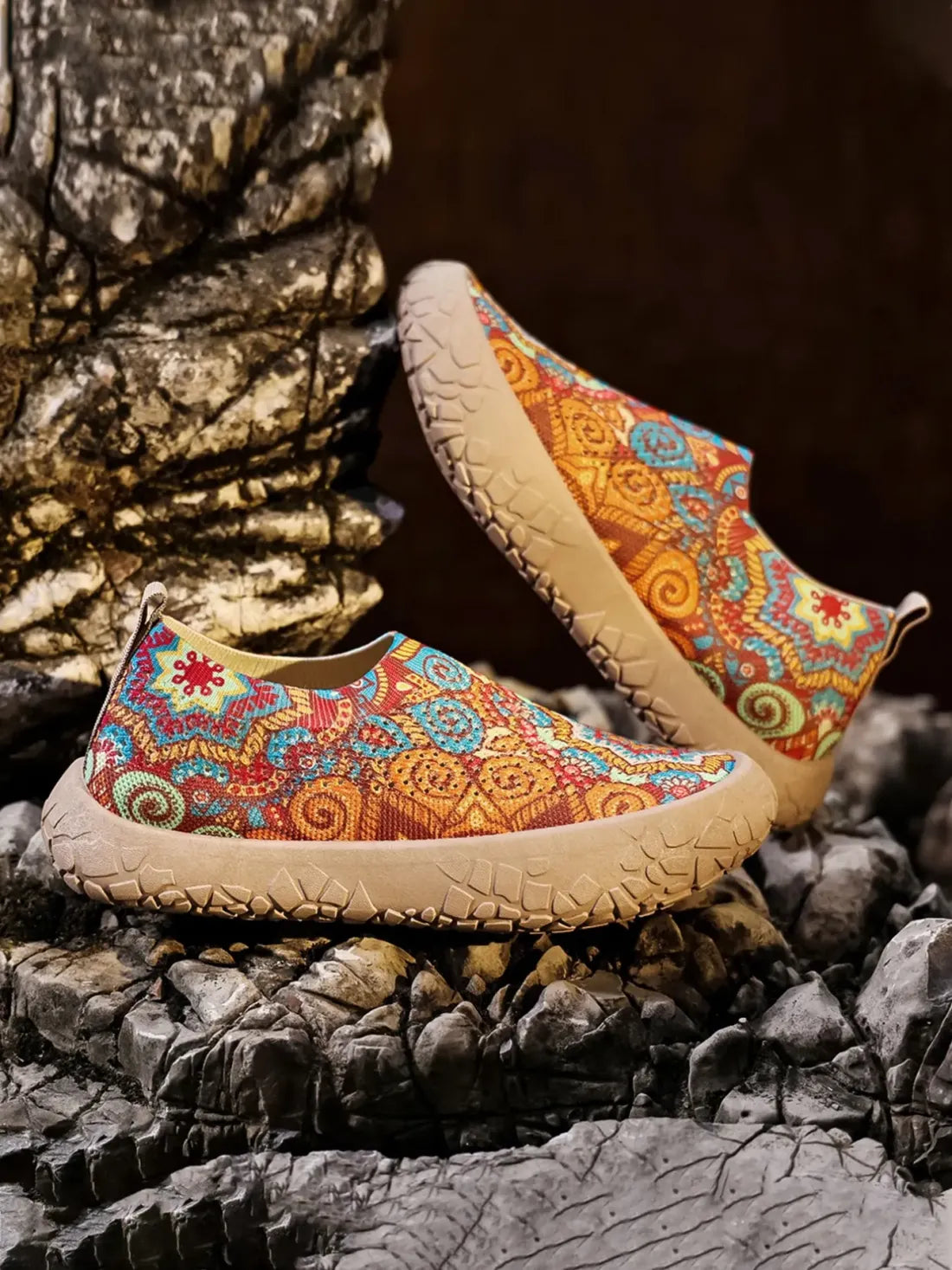Women’s Knitted Lace-Up Trainers