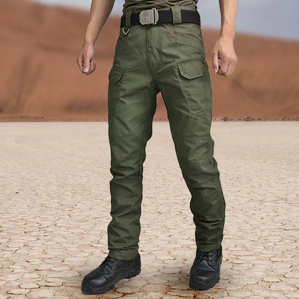 Men’s Stretch Tactical Cargo Trousers with Utility Pockets