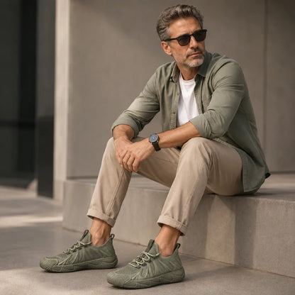 Men's Lightweight Mesh Slip On Trainers